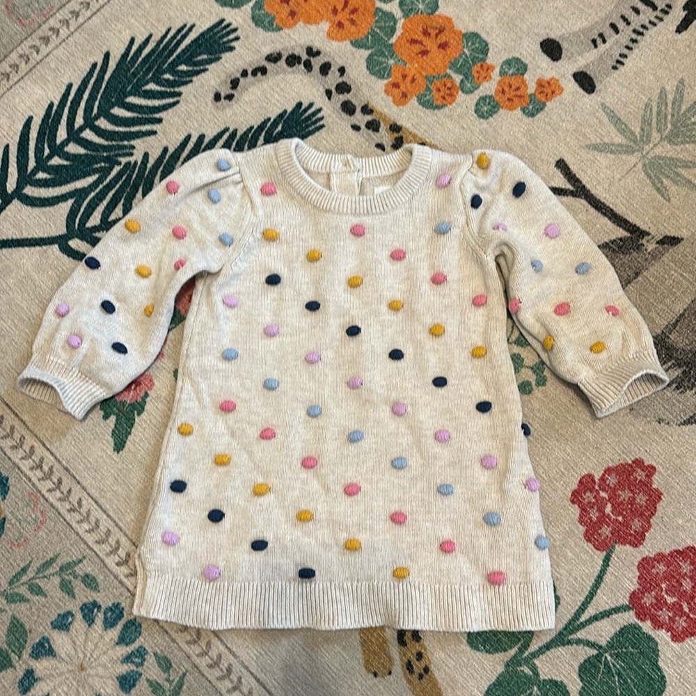 Baby Gap polka dot sweater